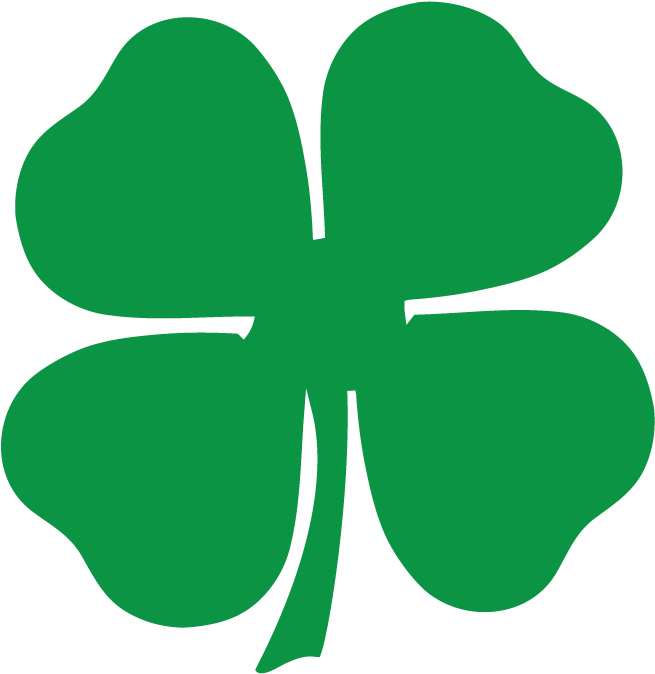 Clover Clipart Lucky Charm - Irish Clover (725x727), Png Download
