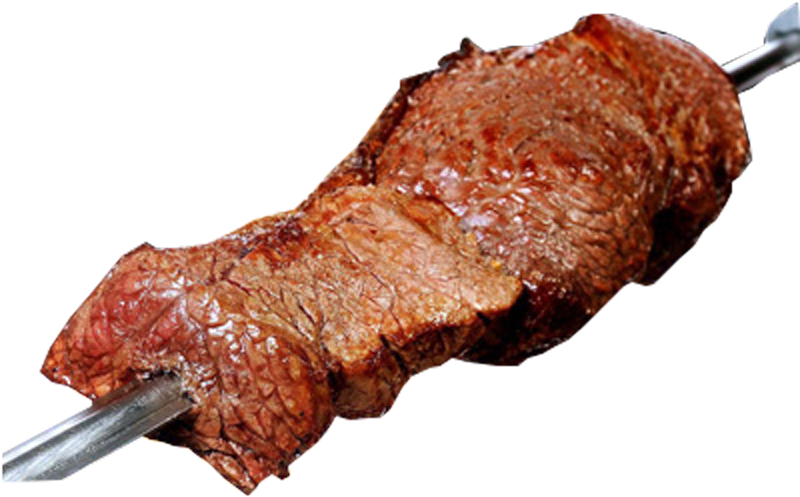 Carne No Espeto - Carne No Espeto Png (800x542), Png Download