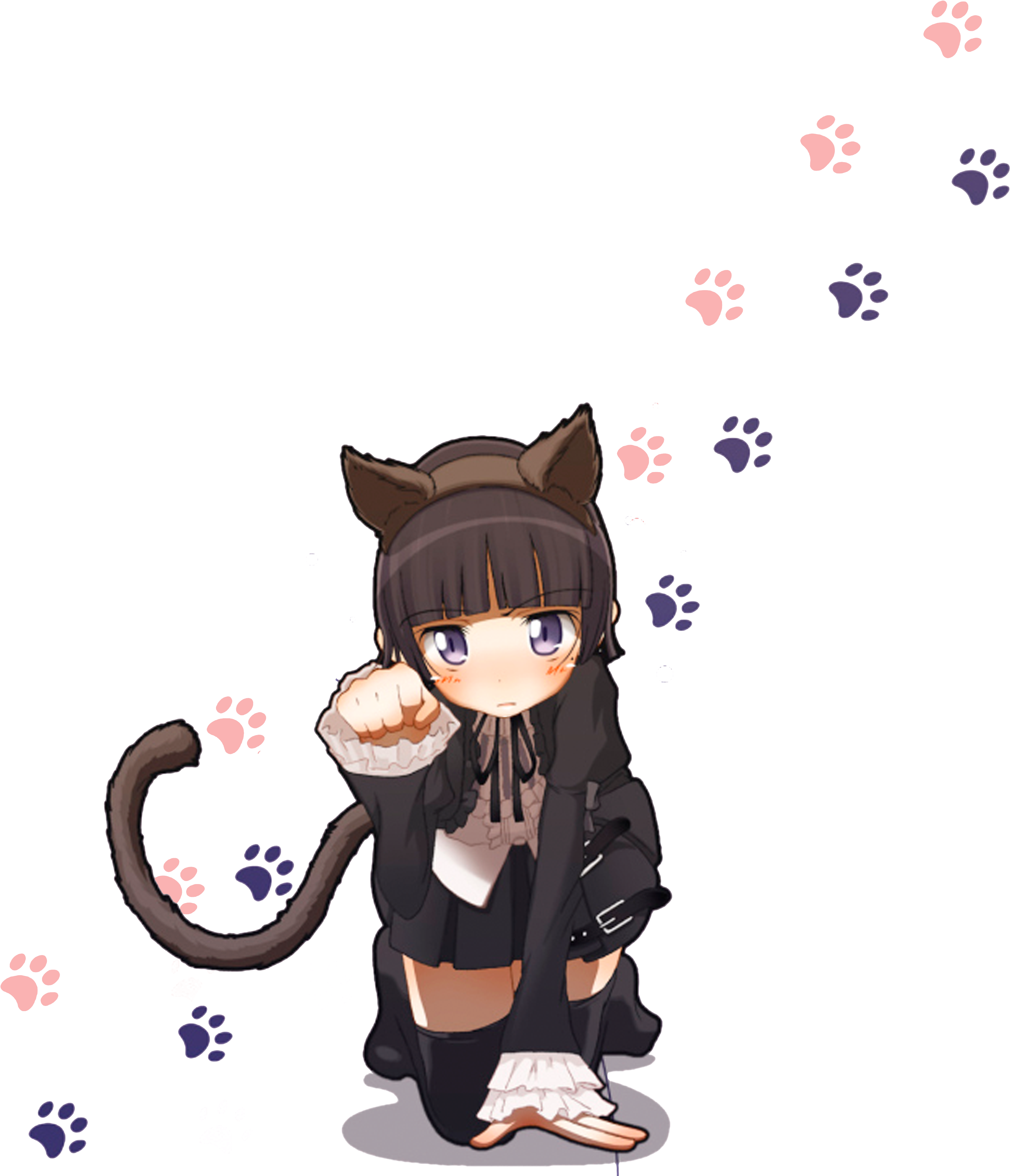 Chibi Wallpaper - Death Scythe Black Rock Shooter (5000x5000), Png Download