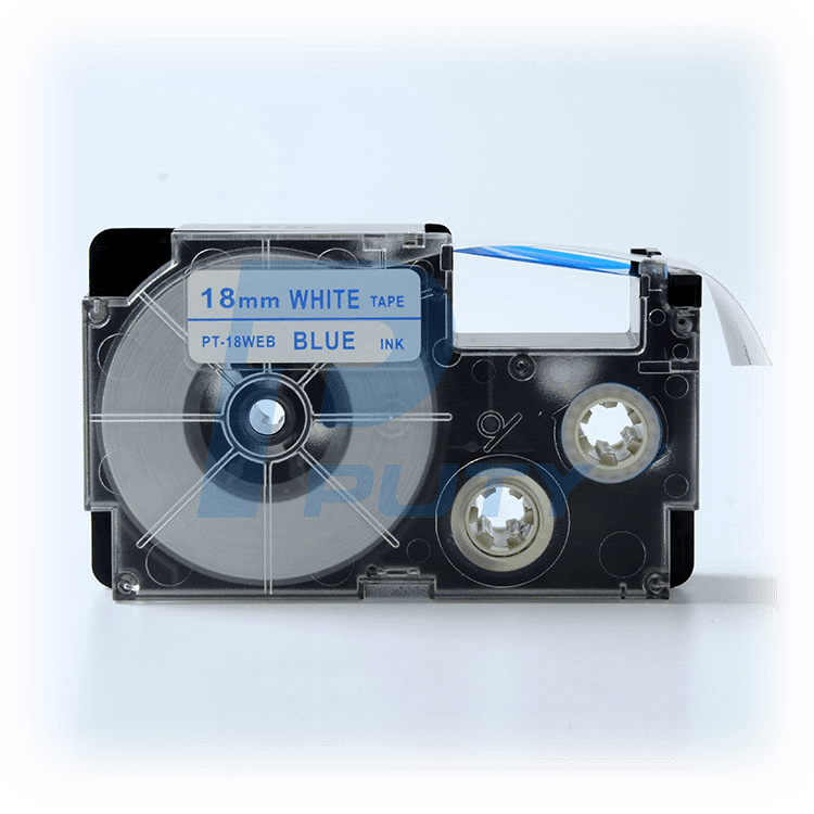 Xr-18webc - Nastro Nero Su Bianco Compatibile Casio 3/4 (xr-18we1) (750x750), Png Download