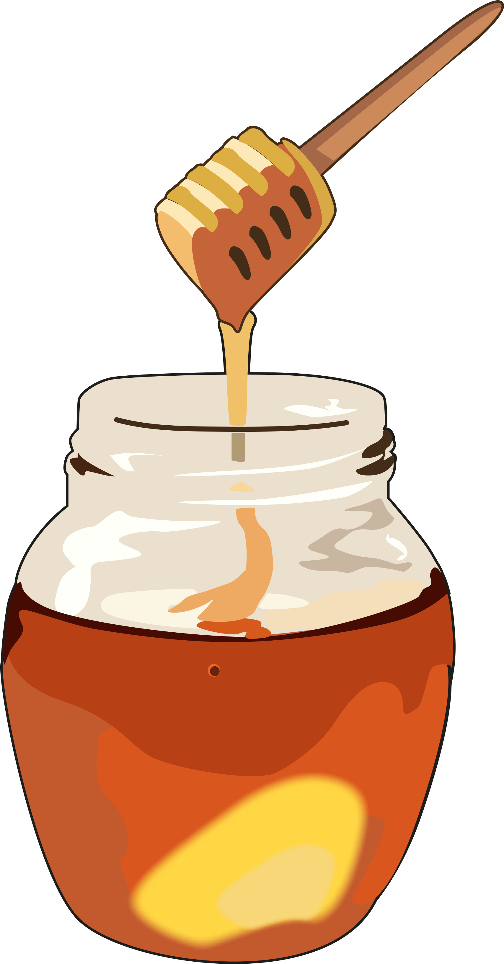Miel - Dibujo De Una Miel (2480x3508), Png Download