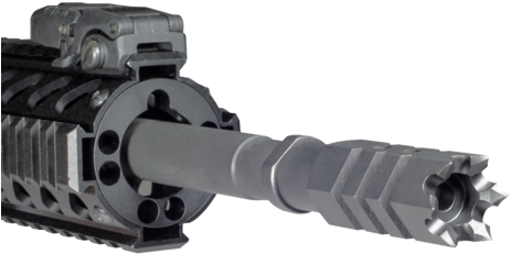 Ar15 Muzzle Brake - Muzzle Brake (480x268), Png Download