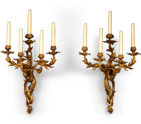 Lightings > Appliques, Sconces Menu - Sconce (500x500), Png Download