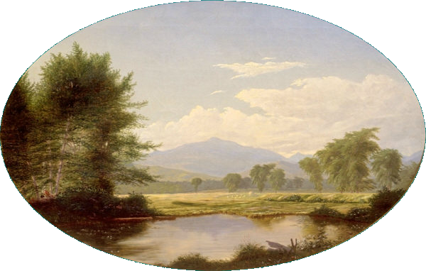 Mount Washington Attributed To Francis Seth Frost - Francis Seth Frost (600x382), Png Download