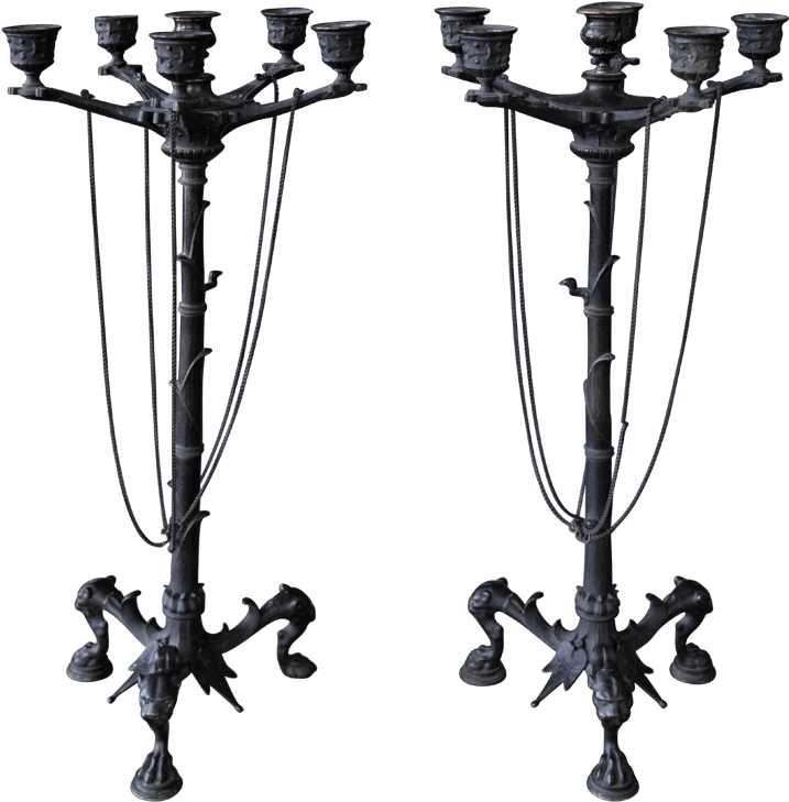 Antique Five-light Candelabras - Żyrandol Antique Five (1200x800), Png Download