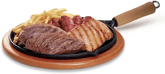 Churrasco Para - Dish (570x370), Png Download
