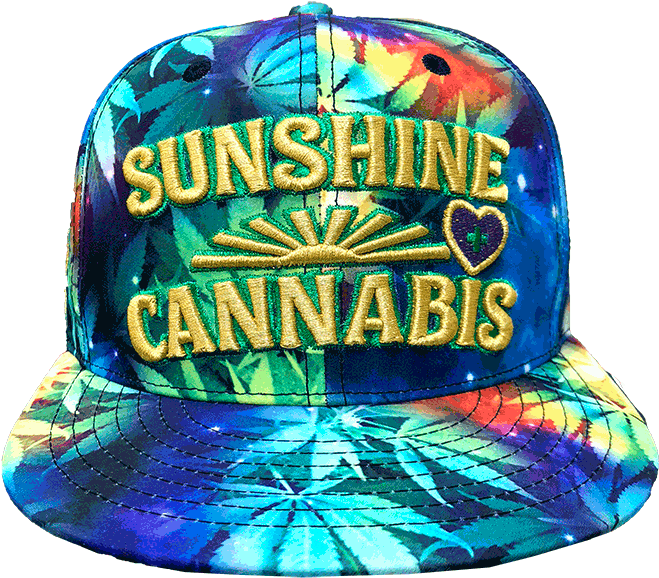 Sunshine Cannabis Galaxy Weed Leaf Hat - Cannabis (700x675), Png Download