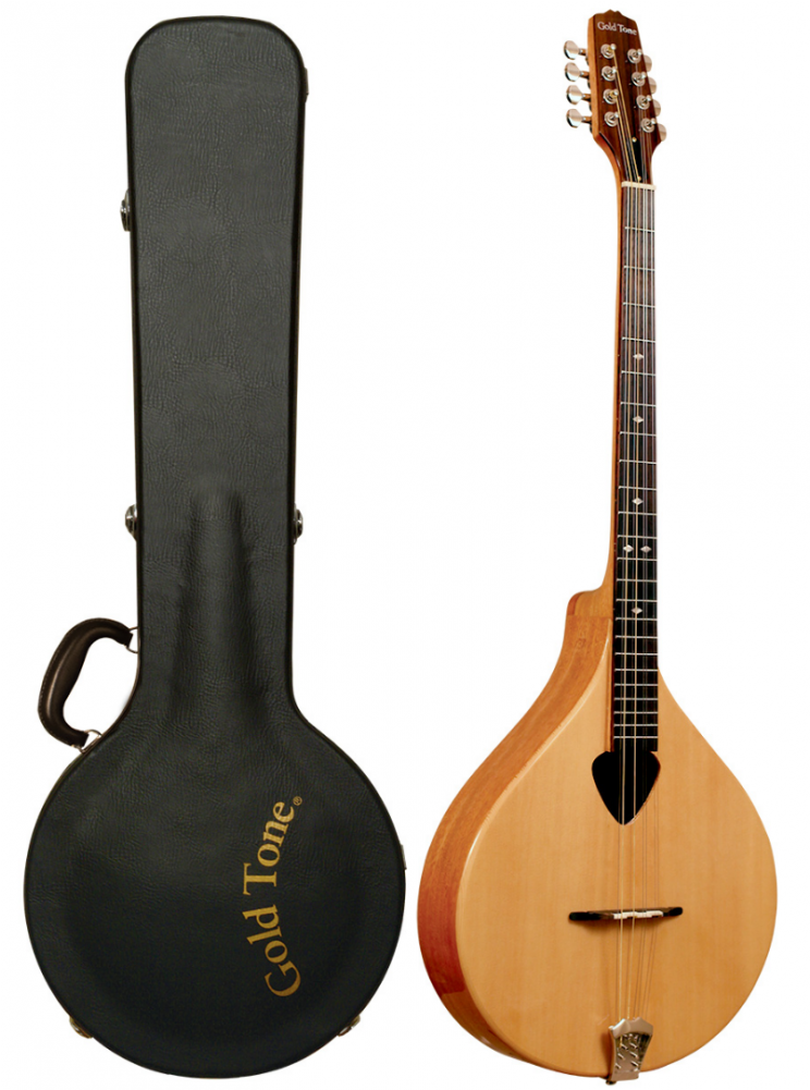 Gold Tone Model Bz 500 8 String Irish Bouzouki Mandolin - Gold Tone Octave Mandolin W/case (1400x1000), Png Download