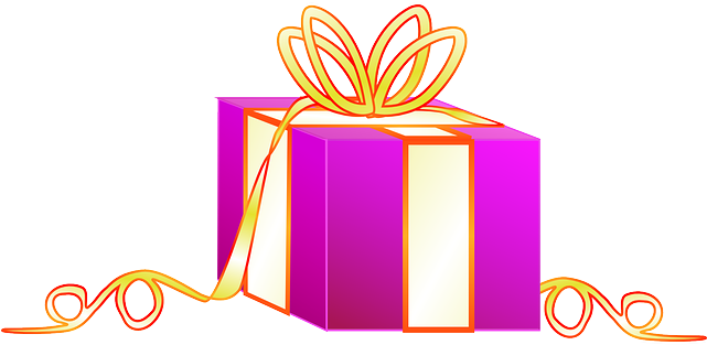 Feliz Cumpleaños Con Regalos, Parte - Wrapped Gift Clip Art (640x320), Png Download