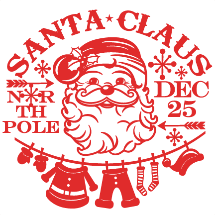 Santa Claus Word Art Svg Scrapbook Cut File Cute Clipart - Re My Cup Of Tea (432x432), Png Download