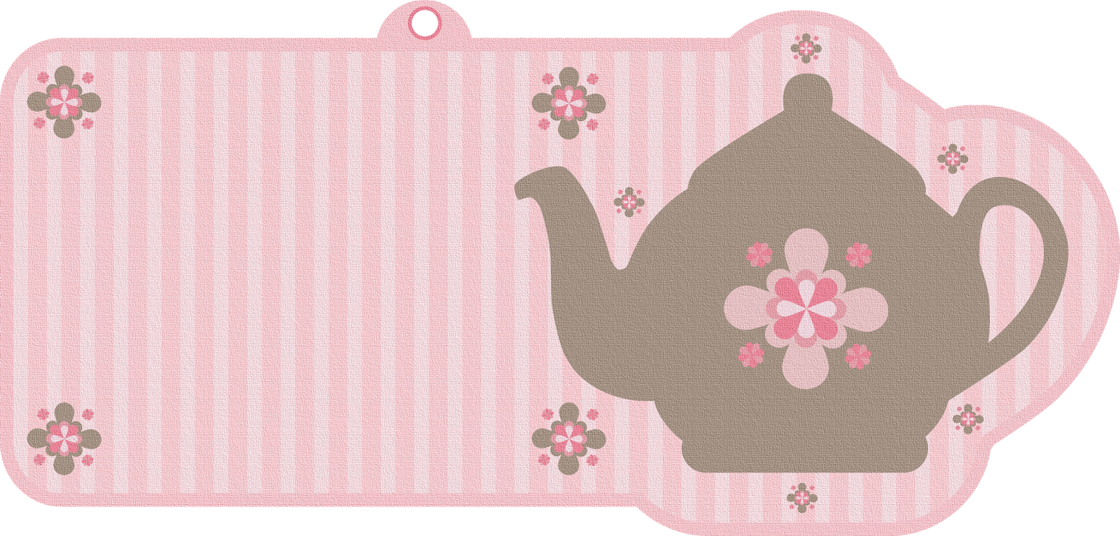 Scrap, Etiquetas Vintage En Png - Teapot Template (1600x766), Png Download