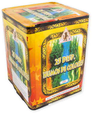 Humo De Colores 25 Disparos 30 Mm - Color (500x500), Png Download