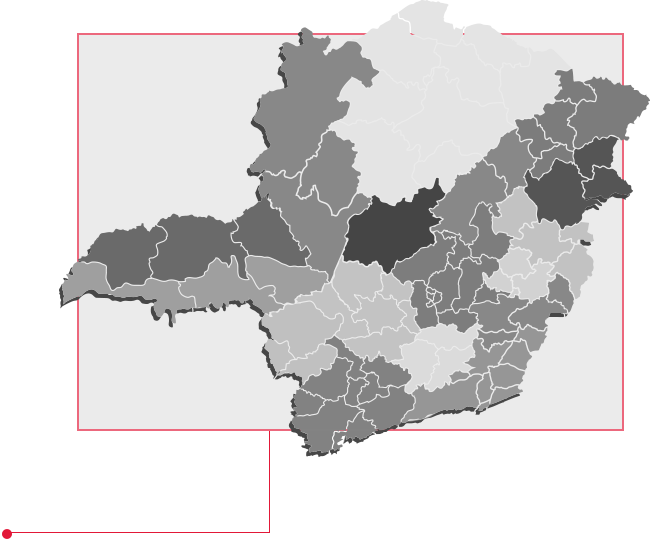 Mapa De Ecossistemas De Minas Gerais (650x539), Png Download
