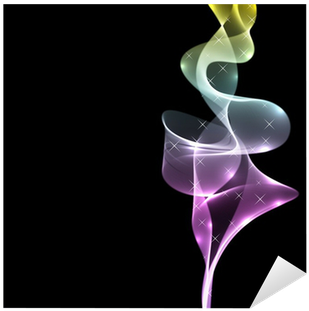 Vinilo Pixerstick El Humo De Colores De Fondo, Vector - Smoke Vector (400x400), Png Download