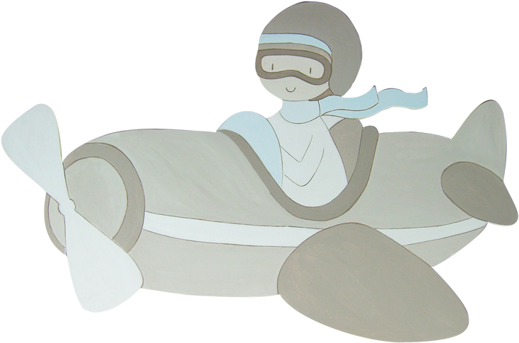 Silueta Avioneta De Madera - Medios De Transporte Terrestre (800x538), Png Download