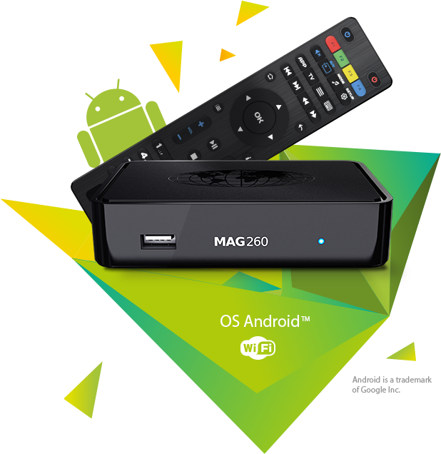 Iptv Set-top Box Mag260 - Mag 256 Box (618x636), Png Download