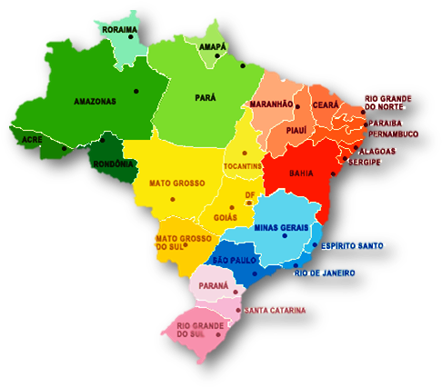 Políticos Do Brasil - Estado E Capital Brasil (497x439), Png Download