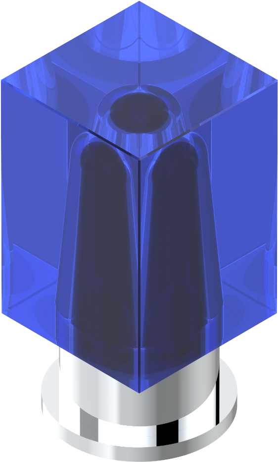 Chrome Polished - Loudspeaker (1000x1000), Png Download