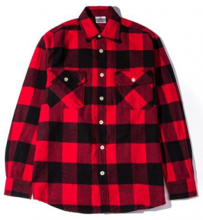 Anti Social Club Flannel Red (600x315), Png Download
