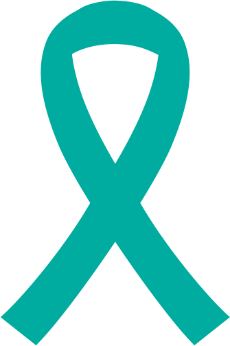 Source - Rainbowofhopecanada - Ca - Report - Ovarian - Awareness Ribbon (335x503), Png Download