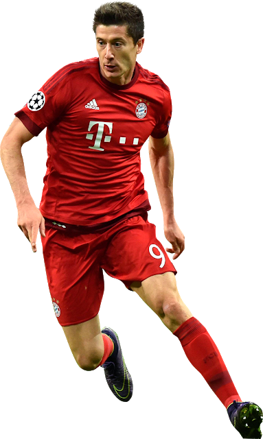 Robert Lewandowski - Lewandowski Bayern Munich Png (383x640), Png Download