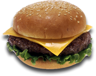 Burger Psd - Beef Cheese Burger (400x316), Png Download
