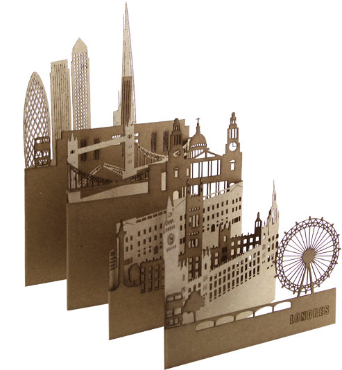 Image Of London - Pocket City Paper (550x550), Png Download