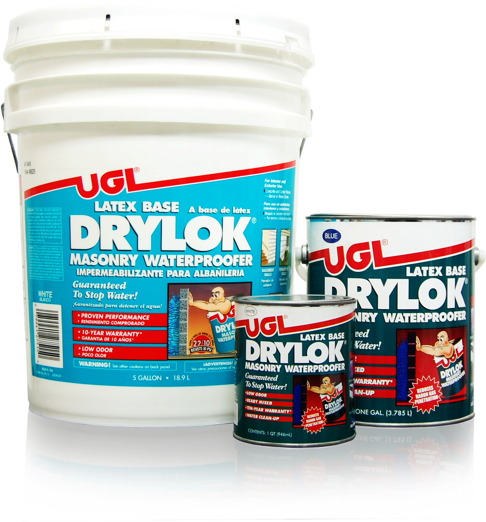 Latex Based Waterproofer - Drylok 5 Gal. Latex-base Masonry Waterproofer, White (3008x2000), Png Download