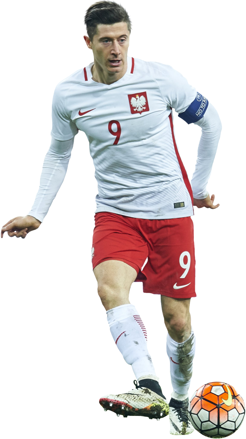 Robert Lewandowski - Robert Lewandowski Png Polonia (822x1468), Png Download