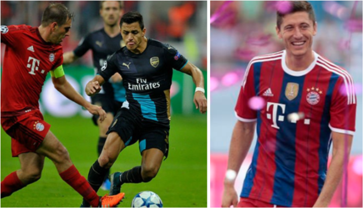 Bayern Tweet Arsenal About Robert Lewandowski Ahead - Bayern Munich Jersey 2012 (808x455), Png Download