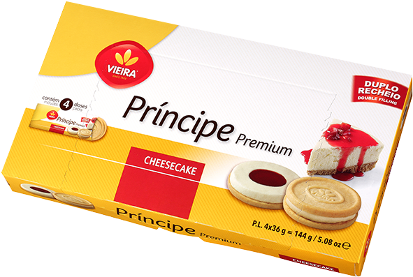 Principe Cheesecake 144g - Vieira Cheesecake (650x650), Png Download