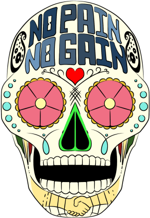 Download Mexican Skull Art Design Skull Png Image With No Background Pngkey Com