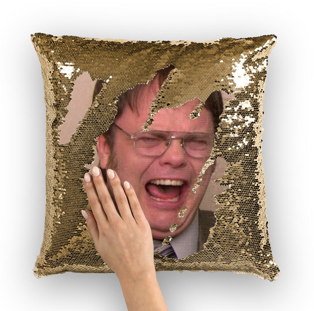 Grunge Skull Collection ﻿sequin Cushion Cover - Cushion (480x480), Png Download
