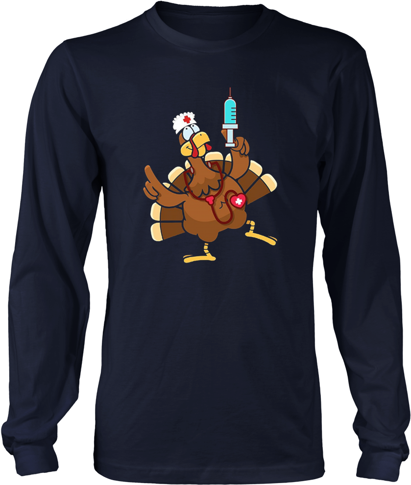 November Turkey Nurse T-shirt - Fishing Saved Me From Becoming Shirt (1000x1000), Png Download