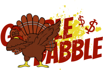 Gobble Dabble - Turkey (360x460), Png Download