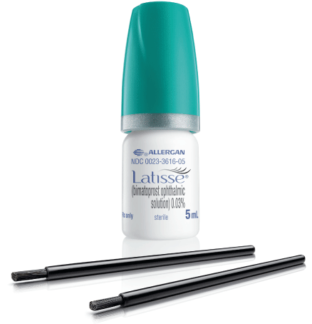 Latisse® Is An Fda-approved Treatment To Grow Eyelashes - Latisse Bimatoprost Ophthalmic Solution 0.03 (504x497), Png Download