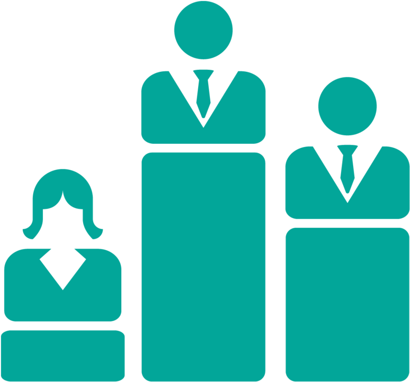 Women Are Underrepresented In Leadership Roles Only - Illustration (1000x1000), Png Download