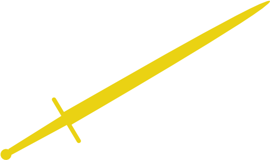 Golden Sword Art Vector (552x600), Png Download
