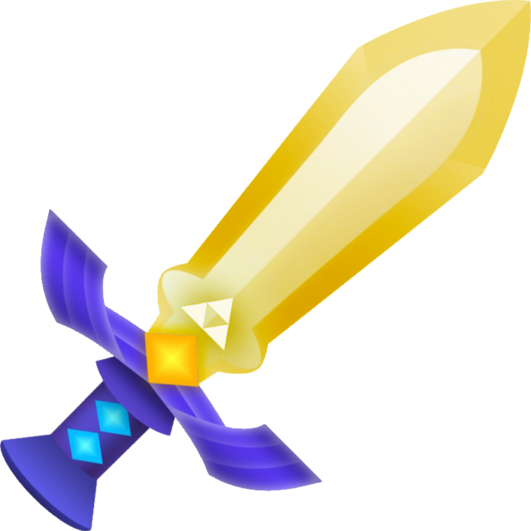 Legend Of Zelda Noble Sword (761x760), Png Download