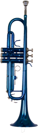 B - U - S - A - Wtr-bu Trumpet Blue - Mendini Mtt-rl Lacquer Brass Bb Trumpet Red (320x480), Png Download