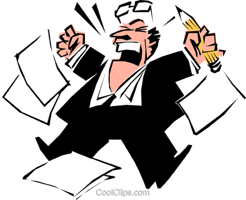 Ejecutivos De La Historieta Libres De Derechos Ilustraciones - Cartoon (480x390), Png Download