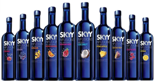 Infusions - Skyy Infusions Coconut Vodka - 750 Ml Bottle (500x265), Png Download