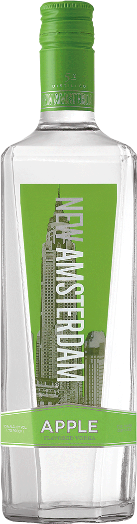 New Amsterdam Apple - New Amsterdam Green Apple Vodka (750x1050), Png Download