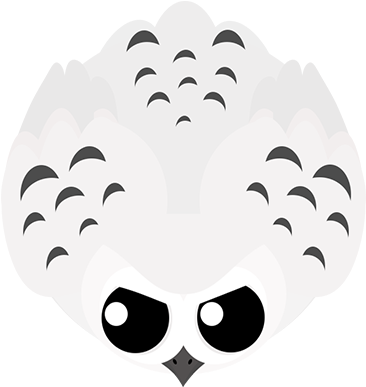 There Is An Owl Already - Mope Io Snowy Owl (500x500), Png Download