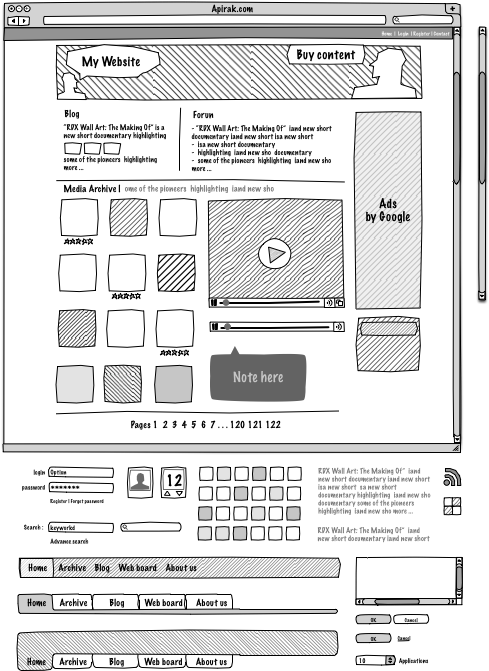 Web Sketch Interface V2 - Sketch Web Interface (559x783), Png Download
