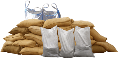 Bulk, Burlap And Woven Poly Sand Bags - Sand Bag (400x305), Png Download