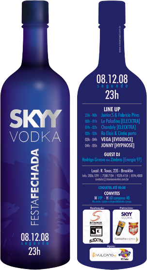 Encontre No Portfolio - Skyy Vodka Infusions Cherry (303x556), Png Download