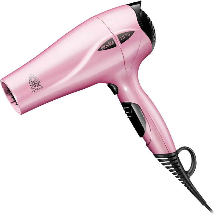 Andis Andis Ceramic Ionic Dryer 1875w Rosa (780x920), Png Download
