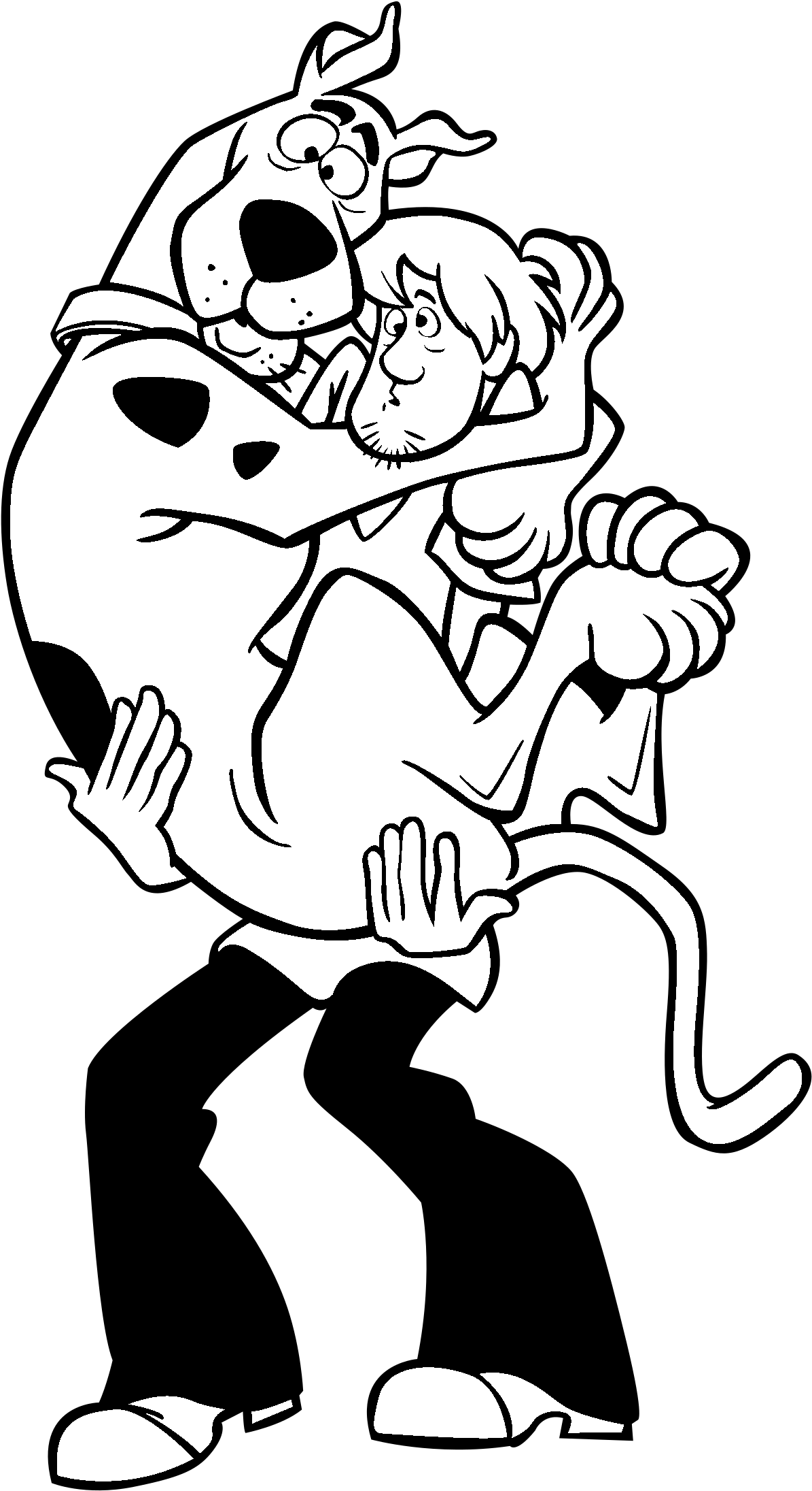 Scooby Doo Logo Png Transparent - Free Printable Coloring Pages Scooby (2400x2400), Png Download