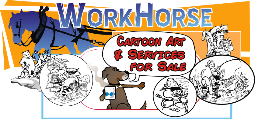 Here At Workhorse, While We Do Take Our Work Seriously - Cartoon (838x393), Png Download